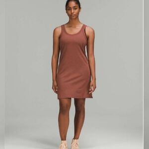 lululemon athletica Brown Cotton Dress - NWOT